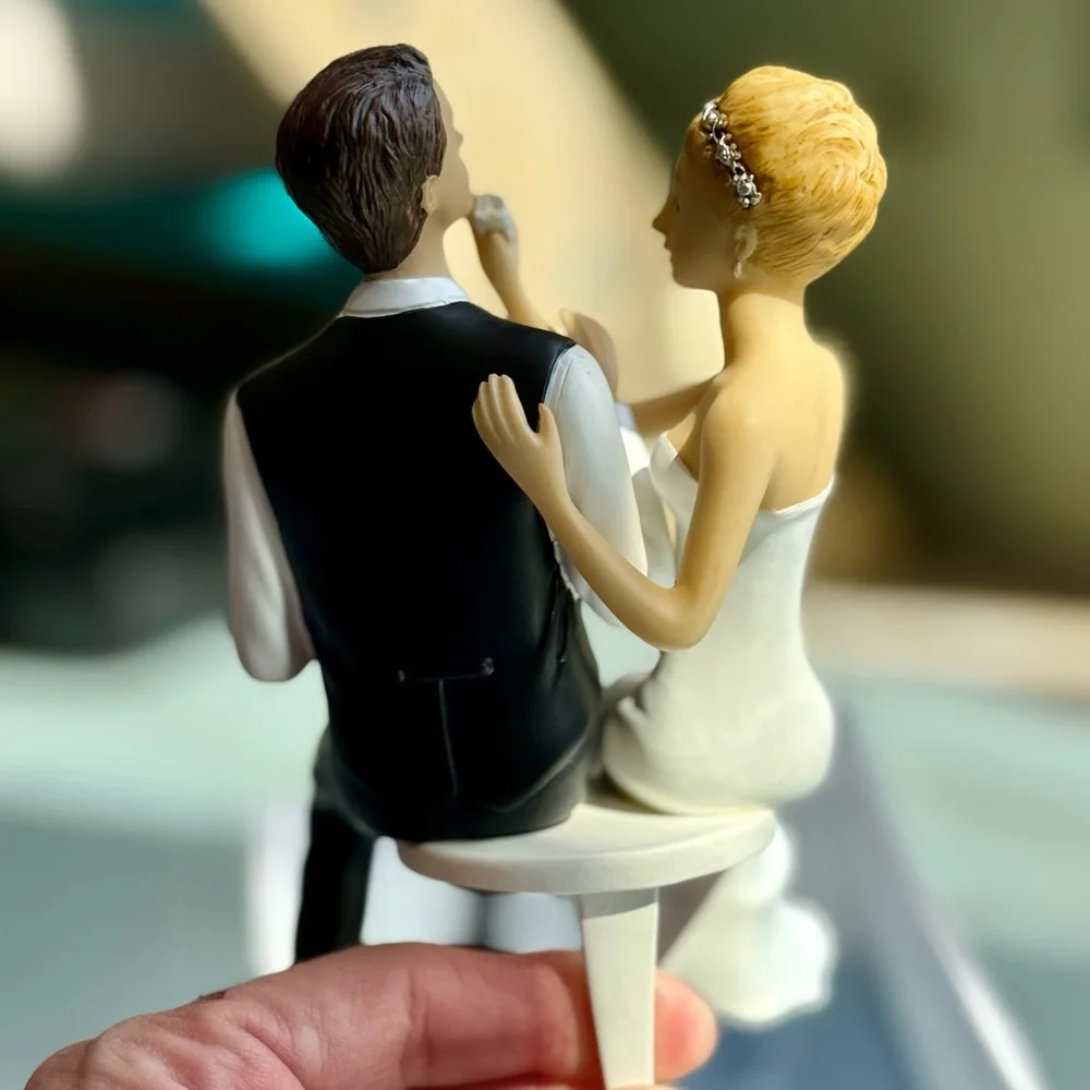 Bride and Groom Cake Topper